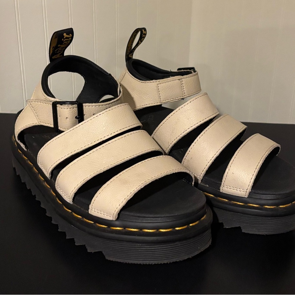 Cream Strappy Sandals